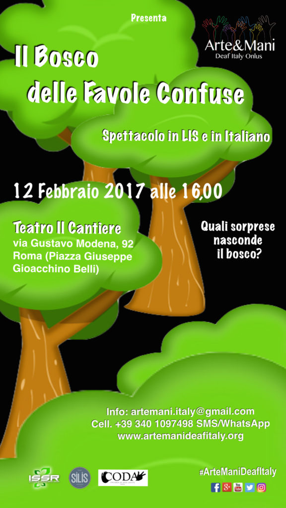 Locandina Il Bosco delle Favole Confuse 12-02-2017