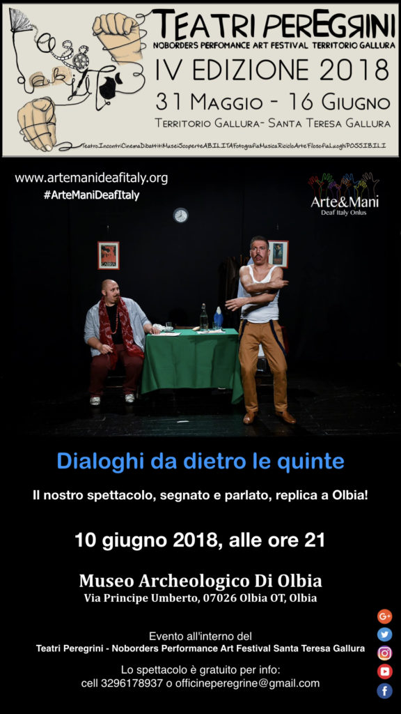 Dialoghi da dietro le quinte al Festival Peregrini